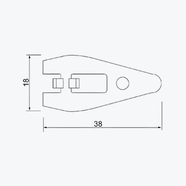 Ceiling Panel Retainer - W020B